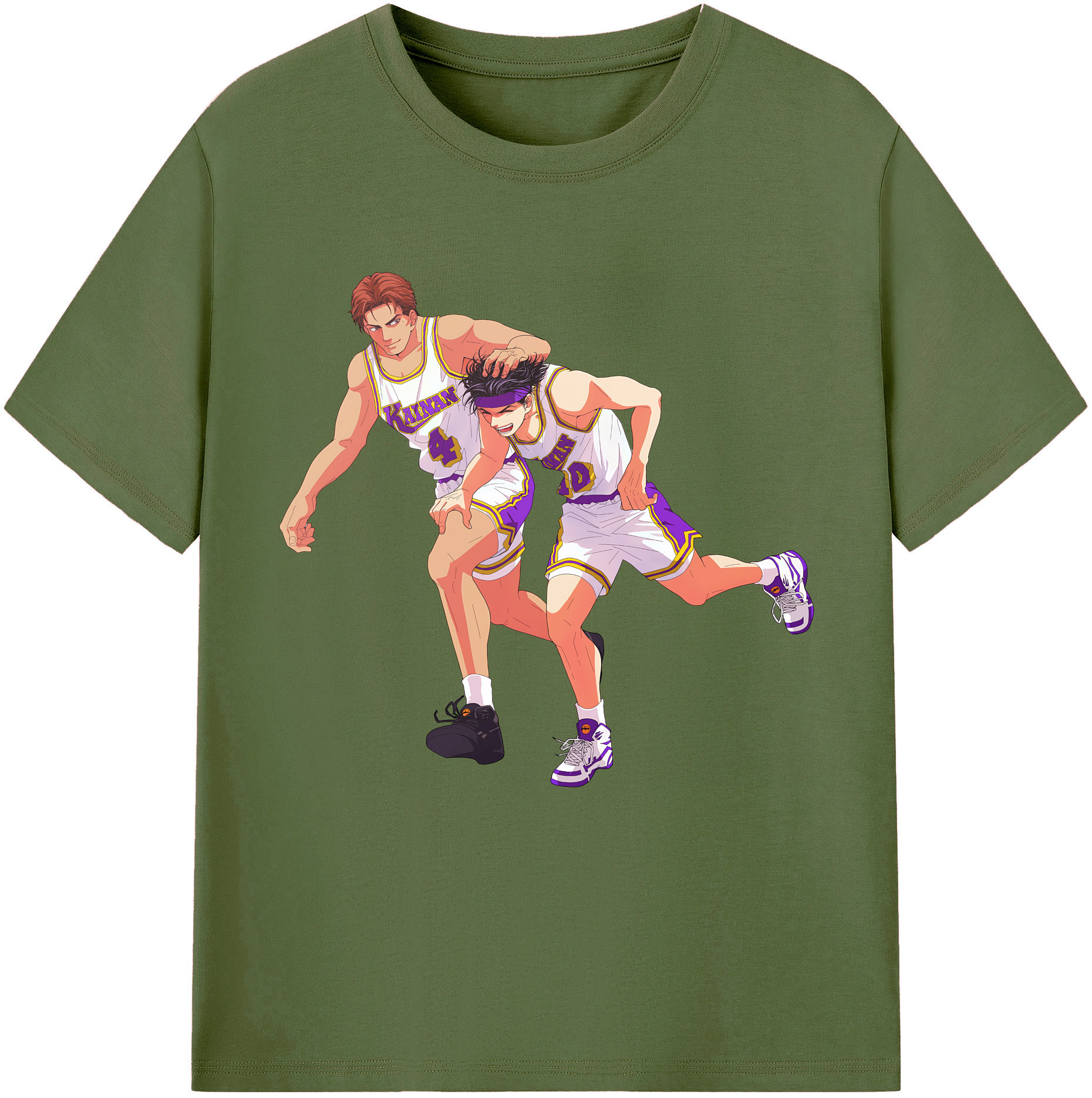 （画像用） SLAM DUNK／スラムダンク 綿100％半袖Tシャツ（フロントプリント）